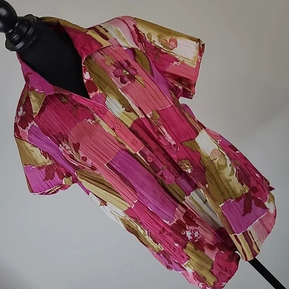 Lemon Grass sz L 100% poly top
